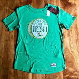 Notre Dame Under Armour Iconic Irish Triblend Tee